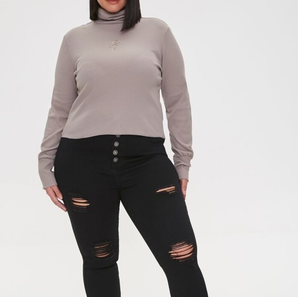 Forever21 plus size rose top - Picture 3 of 11